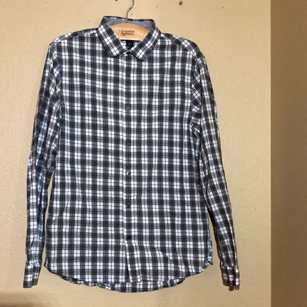 Michael Kors Slim Fit button down long sleeve shirt